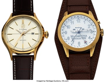 13049: Lot Of 2 Men's Wristwatches, XO Retro Men’s Wa