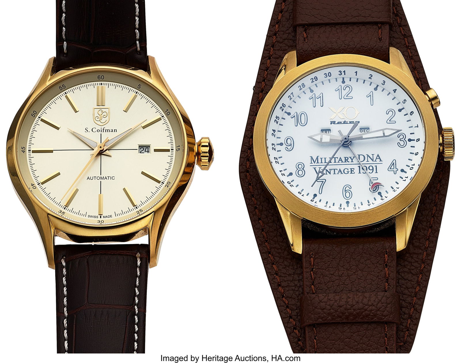 Lot Of 2 Men's Wristwatches, XO Retro Men’s Wa (1 of 2)