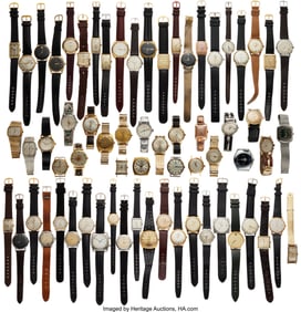 13011: Sixty Six Vintage Wristwatches Lot includes 26