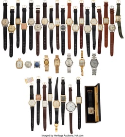 13012: Thirty Six Vintage Wristwatches Lot includes 26