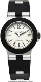 13075: Bvlgari Aluminum Diagono Ref.. AL32TA Wrist Watc