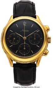 13076: Minerva Phoebus 18k Yellow Gold Ref. C722 Wrist