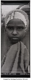 42327: Ai Weiwei (b. 1957) Refugee, 2018 Laser-cut viny
