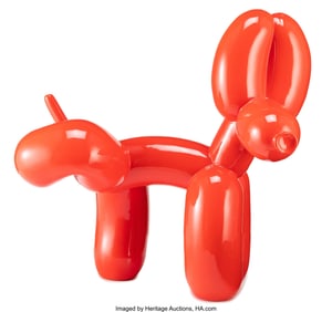 42329: Whatshisname (b. 1982) Peeing Balloon Dog (Red 5