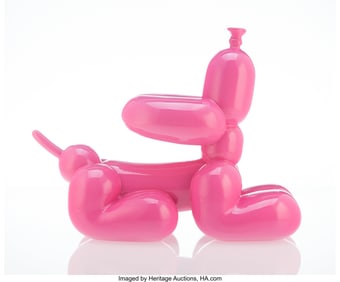 42331: Whatshisname (b. 1982) Howling Balloon Dog (Pink