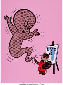 42009: Trevor "Trouble" Andrew (b. 1979) Life is Easel