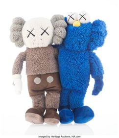 42168: KAWS (b. 1974) Seeing/Watching, 2018 Polyester p