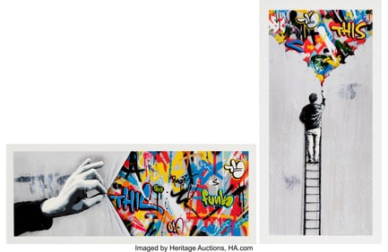 42337: Martin Whatson (b. 1984) Sneak Peek; The Crack (