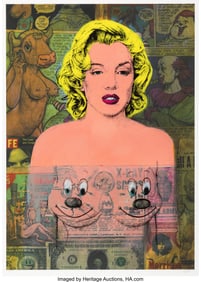 42089: Ron English (b. 1959) Marilyn Comic, 2011 Archiv
