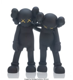 42171: KAWS (b. 1974) Along the Way (Black), 2019 Paint