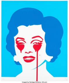 42253: Pure Evil (b. 1968) Untitled (Marilyn Monroe Blu