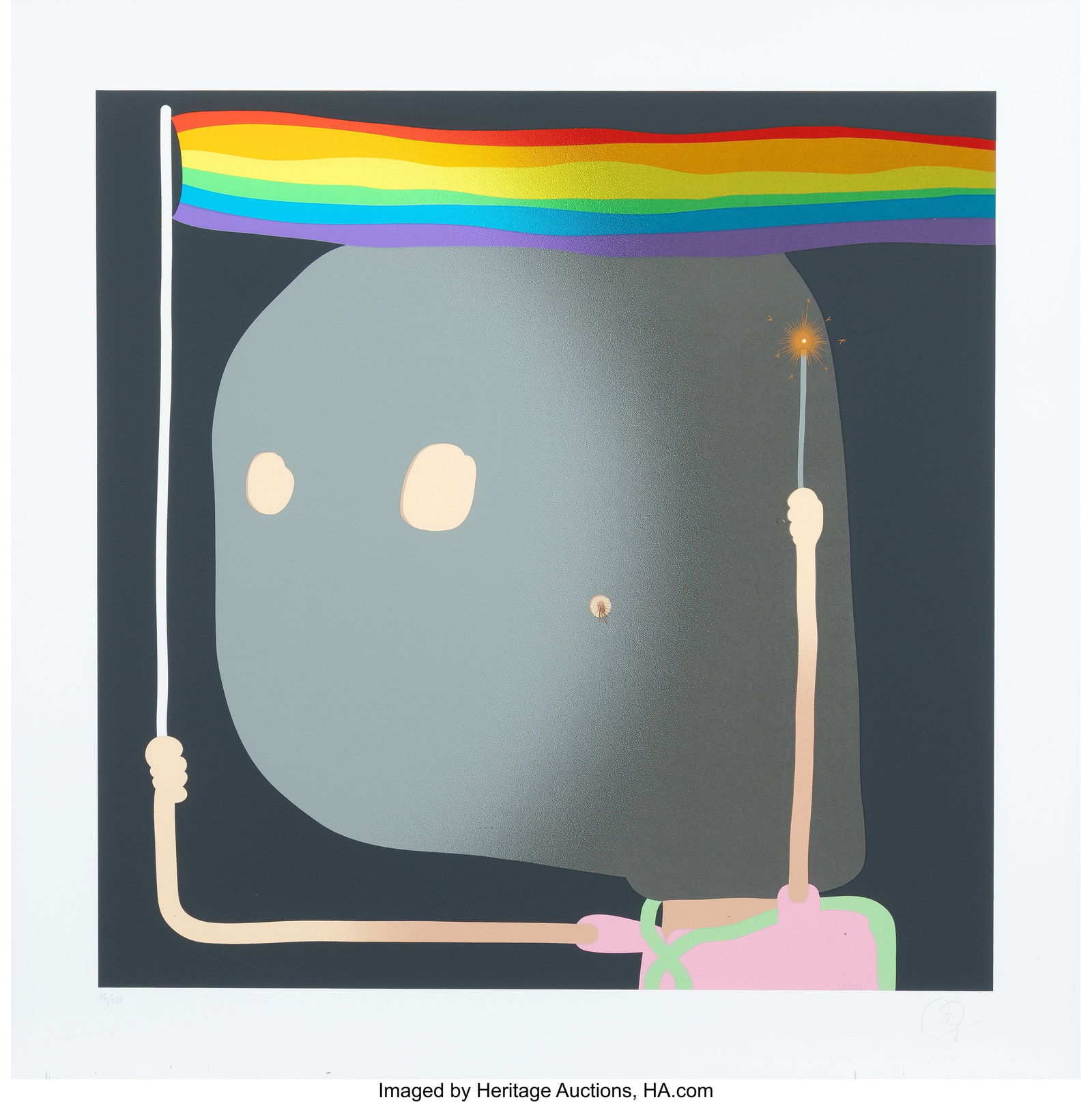 Oli Epp (20th Century) Pride, 2019 Screenprint i (1 of 1)