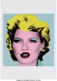 42023: After Banksy Kate exhibition postcard from Crude
