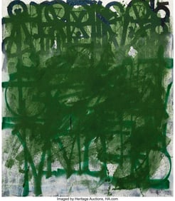 42262: Studio of RETNA Untitled Spray paint, glitter, a