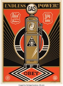 42100: Shepard Fairey (b. 1970) Endless Power, 2013 Scr