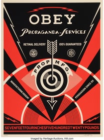 42102: Shepard Fairey (b. 1970) Propaganda Services Eye