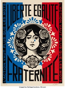 42105: Shepard Fairey (b. 1970) Liberté, Égalité&c