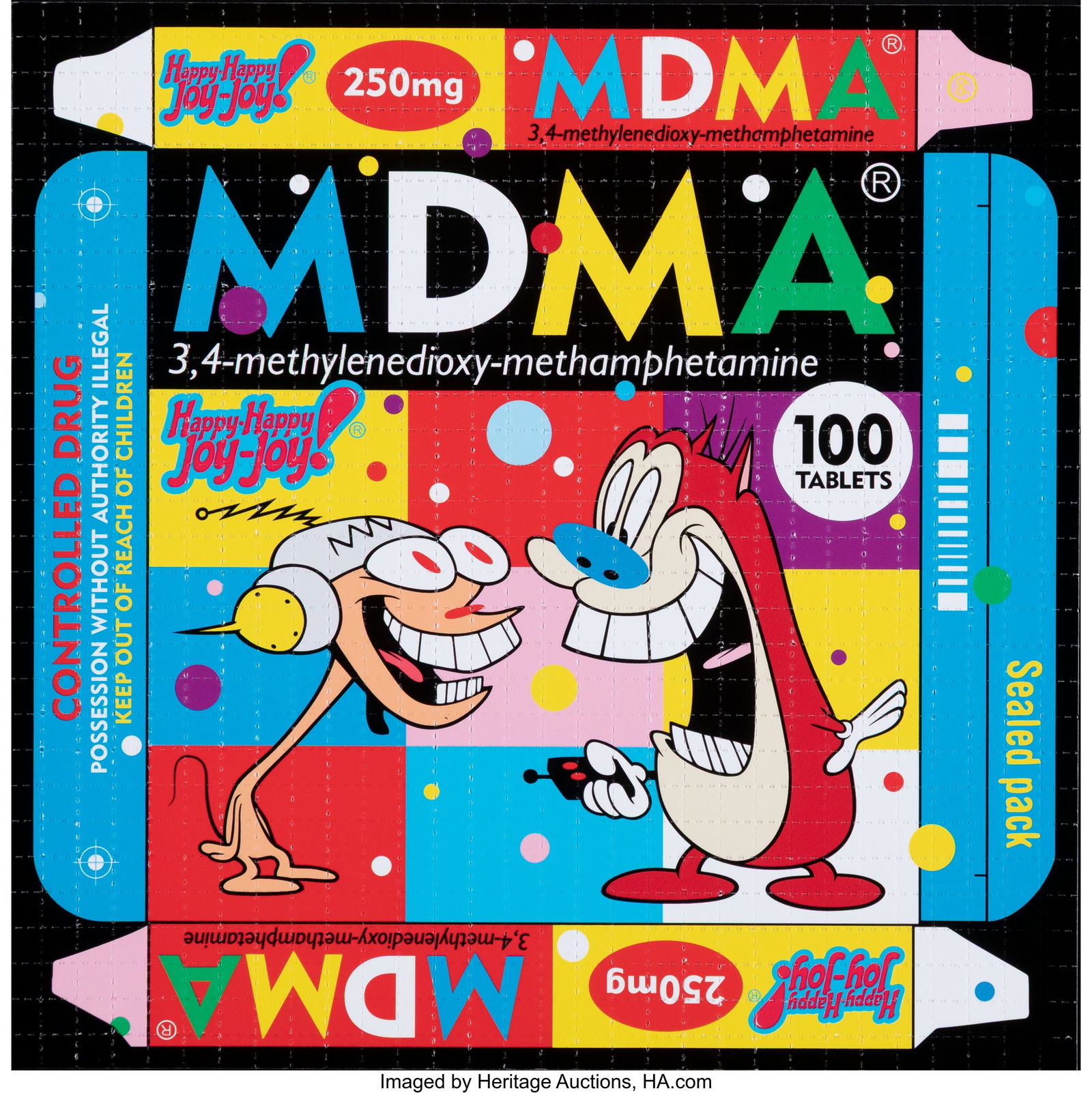 Ben Frost (b. 1975) Happy Helmet, 2019 Screenpri (1 of 2)