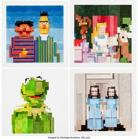42194: Adam Lister (b. 1978) Untitled (four works), 201