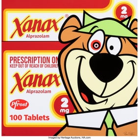 42117: Ben Frost (b. 1975) Yogi On Xanax (Red), 2022 Ha