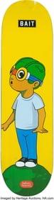 42039: Hebru Brantley X BAIT Fly Boy Skateboard, 2019 O