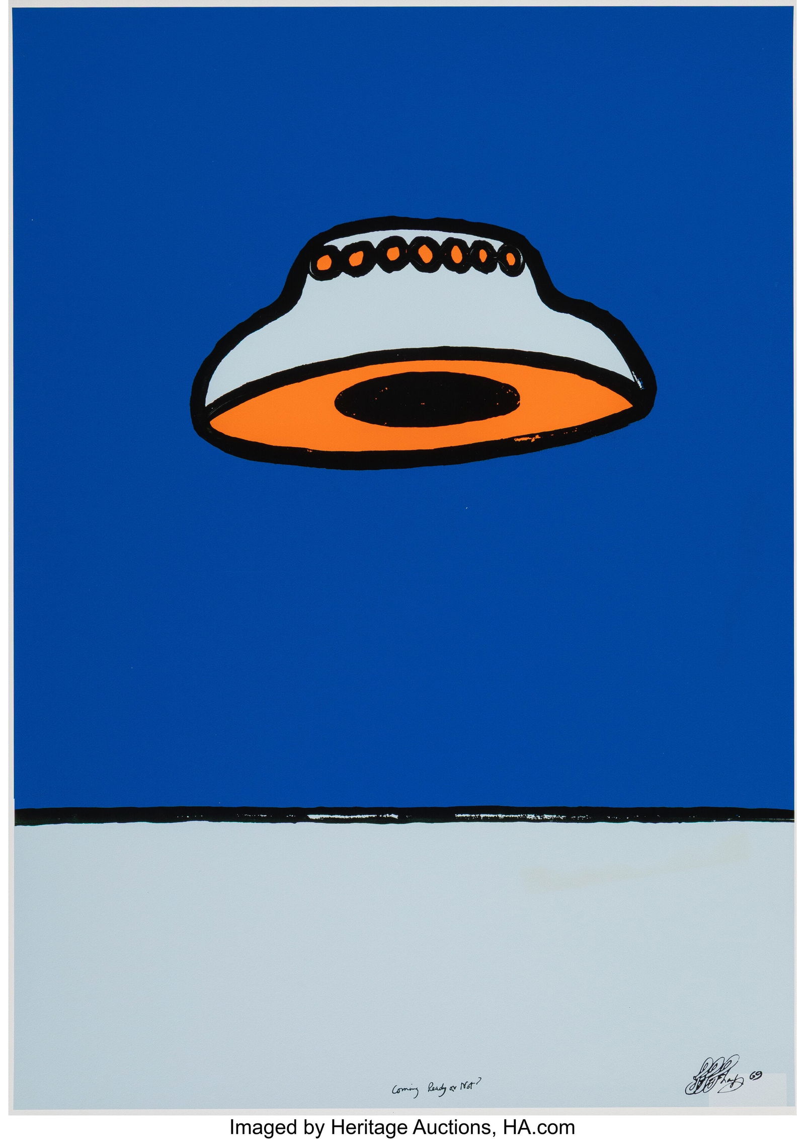 Martin Sharp (1942-2013) Coming Ready or Not, 19: Martin Sharp (1942-2013) Coming Ready or Not, 1969 Screenprint in colors on wove paper 24 x 16-1/2 inches (61.0 x 41.9 cm) (sheet) Signed, t