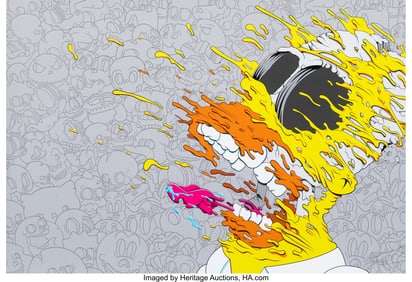 42121: Matt Gondek (b. 1982) Deconstructed Homer (D'oh