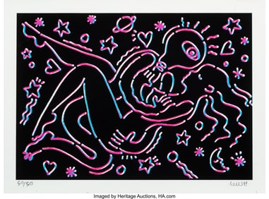 42197: LOUSY (20th Century) Love Island Screenprint in