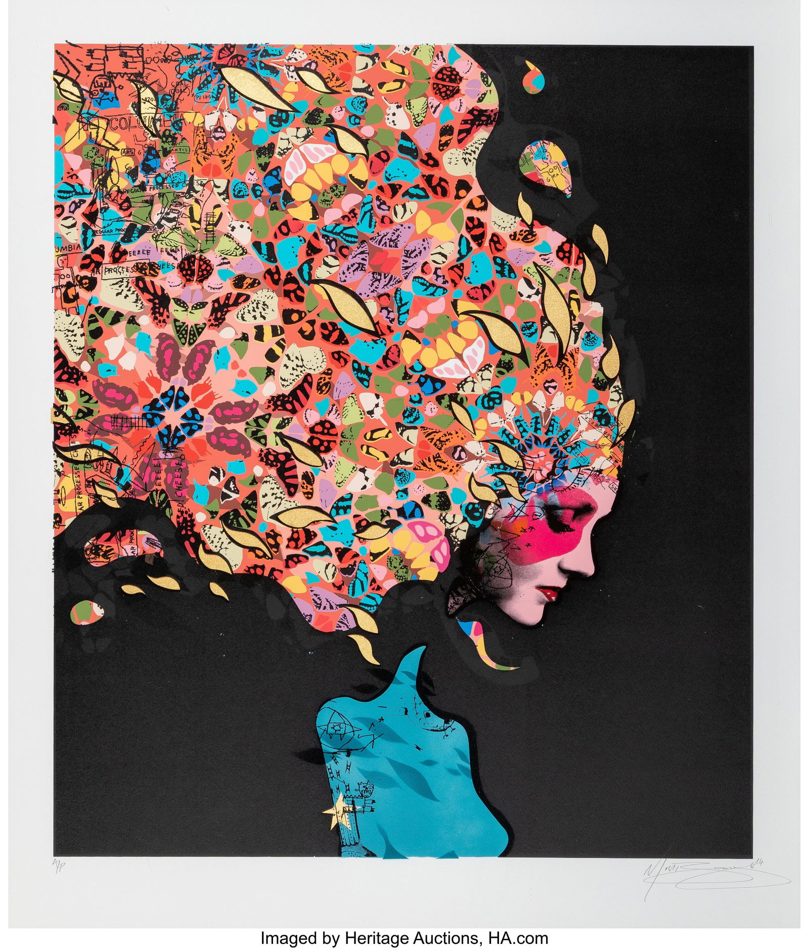 Miss Bugs (b. 1979) Until September (Pink Hair), (1 of 2)