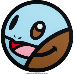 42123: Grafflex (b. 1982) Squirtle, 2021 Acrylic on can