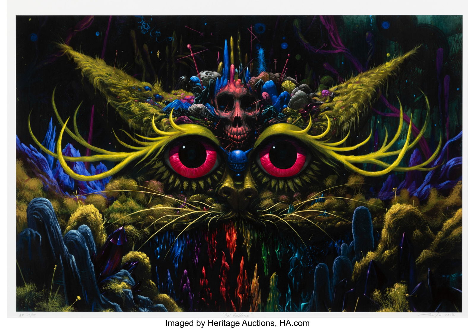 Jeff Soto (b. 1975) Cat Goddess, 2013 Archival p: Jeff Soto (b. 1975) Cat Goddess, 2013 Archival pigment print in colors on Fine Art paper 22 x 30 inches (55.9 x 76.2 cm) (sheet) A.P&per