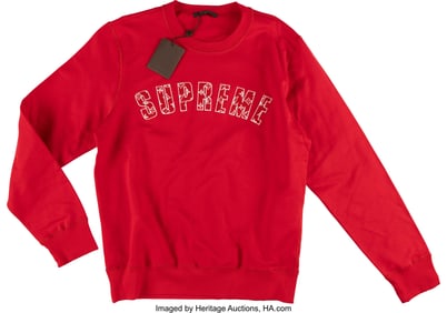 42291: Supreme X Louis Vuitton Arc Logo Crewneck, 2017