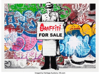 42136: Hijack (b. 1992) Graffiti For Sale, 2022 Screenp