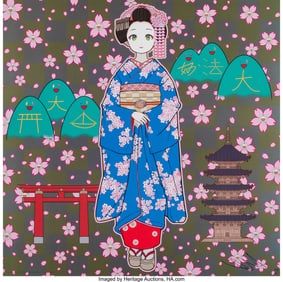 42226: Takashi Murakami (b. 1962) Maiko in Kyoto, Cherr