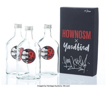 42142: How & Nosm X Yardbird Sake Bottles (three works)