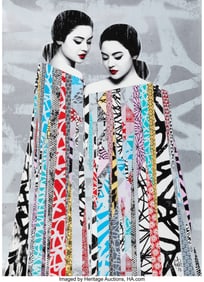 42146: Hush (b. 1973) Dyad, 2023 Screenprint in colors
