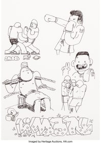 42147: Imon Boy (b. 1991) Untitled Ink on wove paper 11