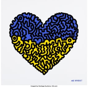 42077: Mr. Doodle (b. 1994) Doodle For Ukraine, 2022 Ar