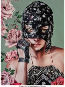 42311: Brian Viveros (20th Century) MANIA, 2022 Oil and