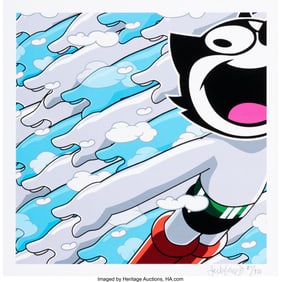 42151: Jerkface (b. 1982) Astro Clouds, 2018 Giclée pr