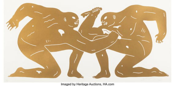 42240: Cleon Peterson (b. 1973) Balance of Power (Gold)