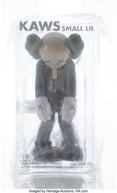 42162: KAWS (b. 1974) Small Lie (Brown), 2017 Painted c
