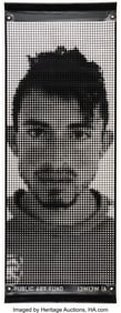 42323: Ai Weiwei (b. 1957) Banner 90, from Portrait Ban