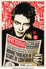 43078: Shepard Fairey X Jello Biafra X Glen E. Friedman