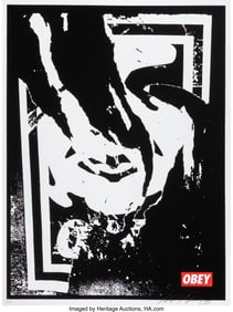 43002: Shepard Fairey (b. 1970) Ripped, 2001 Screenprin