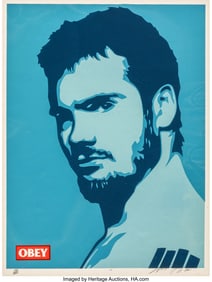 43003: Shepard Fairey (b. 1970) Rollins Poster, 2002 Sc