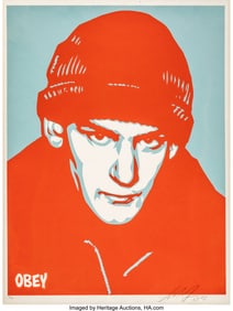 43007: Shepard Fairey (b. 1970) Ian MacKaye, 2003 Scree