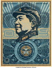 43008: Shepard Fairey (b. 1970) Mao Money, 2003 Screenp