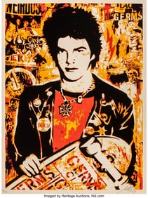 43009: Shepard Fairey (b. 1970) Darby, 2004 Screenprint
