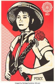 43010: Shepard Fairey (b. 1970) Revolution Woman, 2005